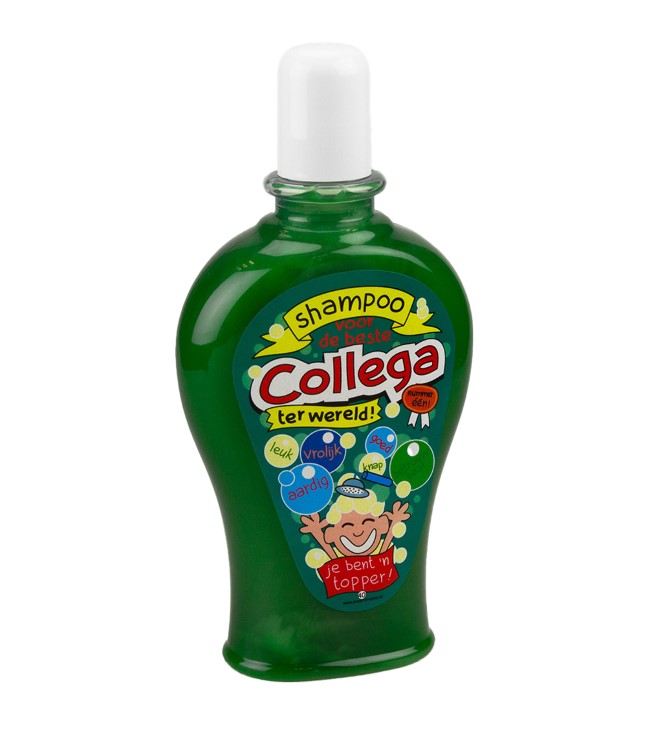 fun shampoo collega, kado kantoorleven, kado werkrelatie, afscheidskado collega