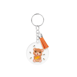 acryl sleutelhanger beer