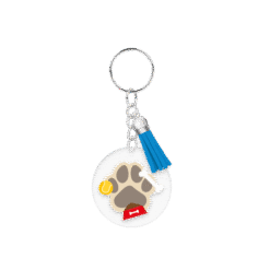 acryl sleutelhanger hond