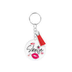acryl sleutelhanger schatje