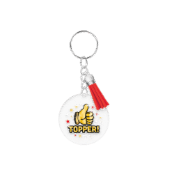 acryl sleutelhanger topper