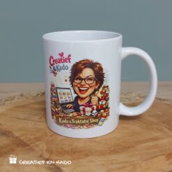 foto mok karikatuur, mok met eigen karikatuur, mok met eigen foto, foto kado, mok Creatief en Kado