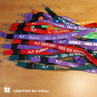 keycord met naam, kado afscheid groep 8, afscheidskadootjes groep 8, keycord school