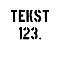 Voorbeeld lettertype Boston