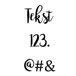 Voorbeeld lettertype Bromello