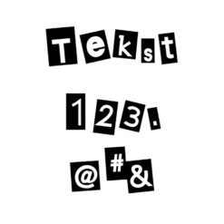 Voorbeeld lettertype Earwig