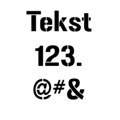 Voorbeeld lettertype Gunplay