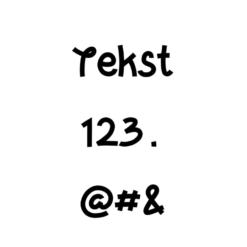 Voorbeeld lettertype Summer joy